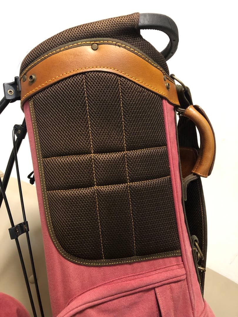 【送料込み】国内1点のみ☆アドミラルファン必見☆デニム&レザーキャディバッグ