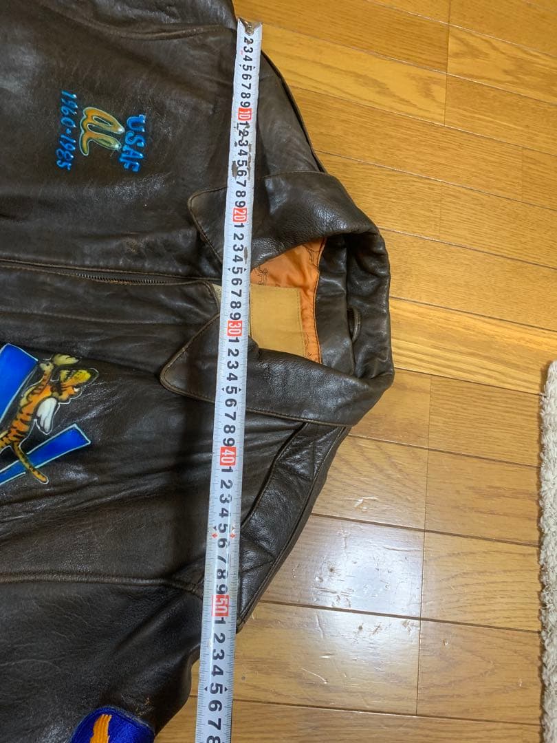 フライトジャケット　レザージャケット　革ジャン　Lフライングタイガー　A-2