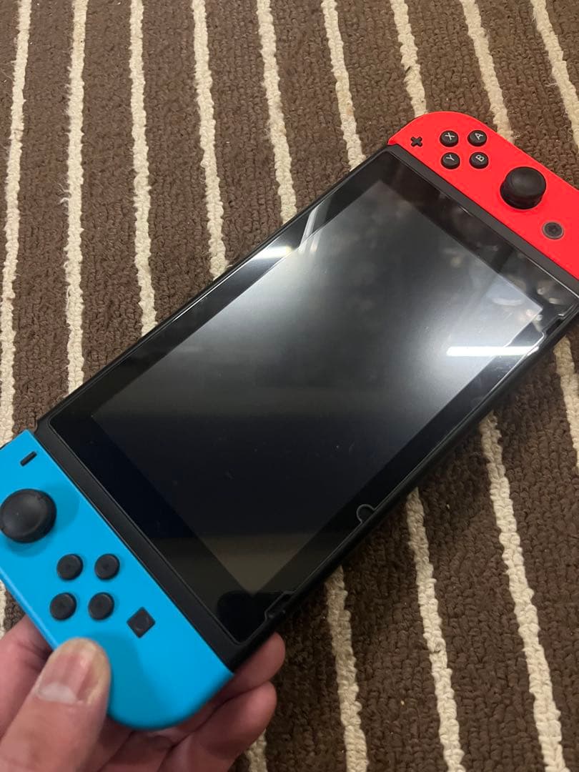 ニンテンドーSwitch本体 バッテリー持続延長モデル 箱説無　おまけ付き
