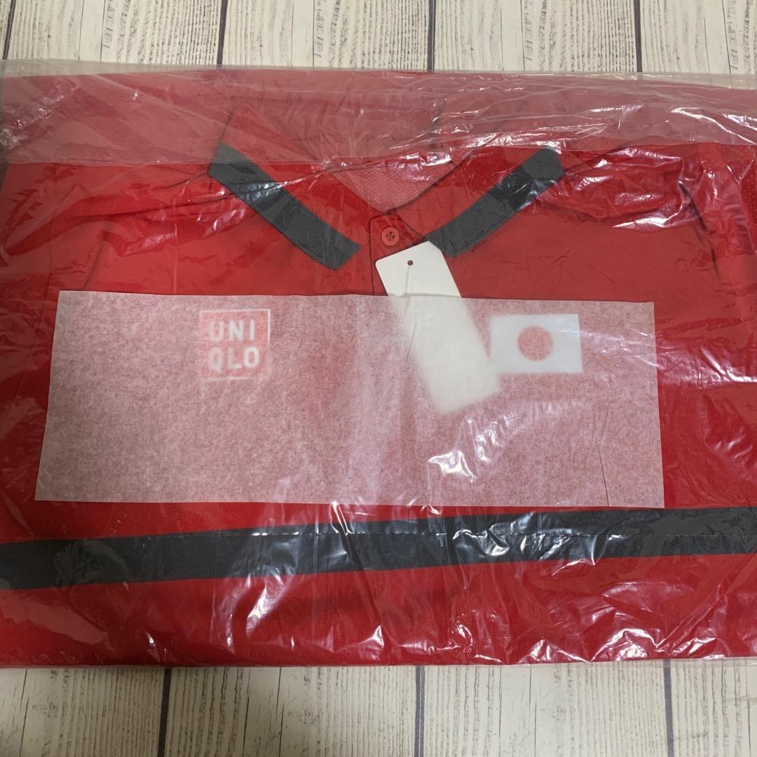 ユニクロ NK ドライ EX ポロシャツ レッド Lサイズ 錦織圭 未使用品