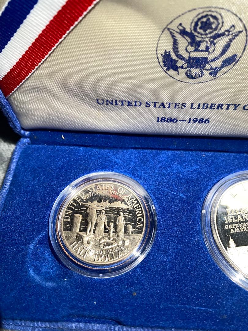 1986年アメリカ銀貨 1ドルリバティ自由の女神記念銀貨Silver900