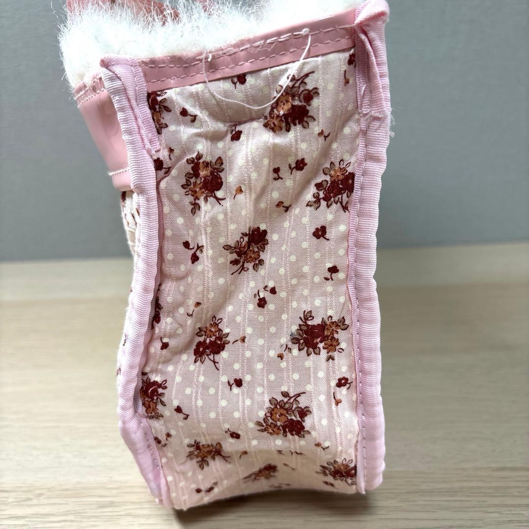 Chacott チャコット　バレエ　レッスンバッグ　キッズ　ピンク　ファー