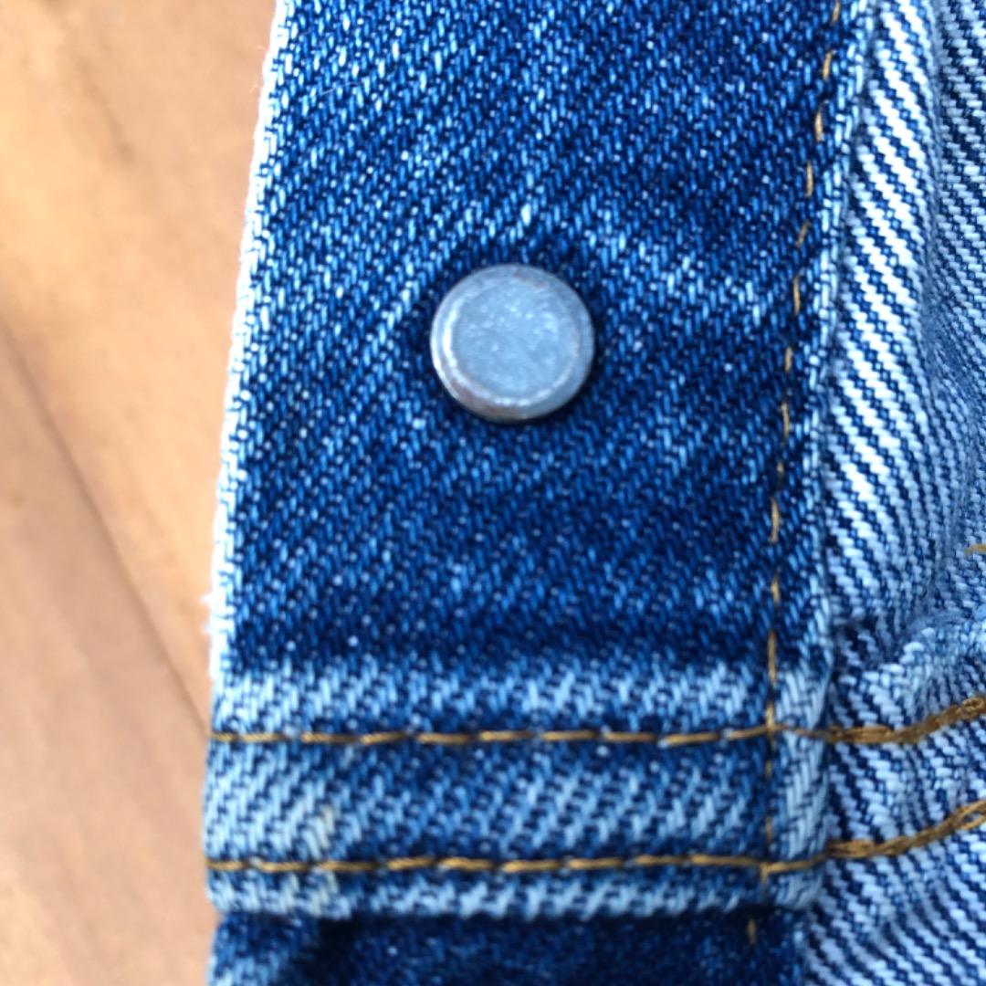 ビンテージ レア　Levi's Denim Jacket USA製　ボタン刻印無