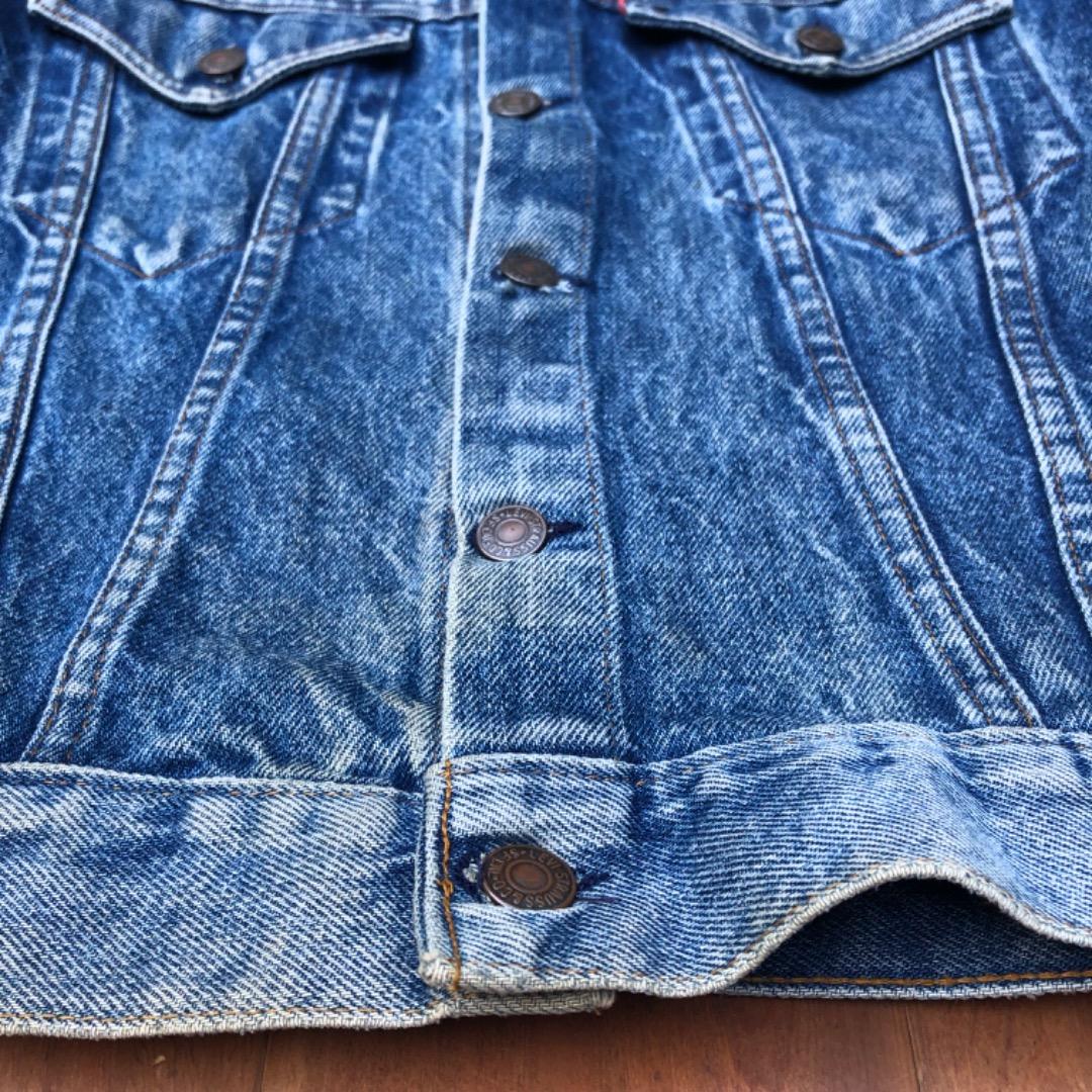 ビンテージ レア　Levi's Denim Jacket USA製　ボタン刻印無