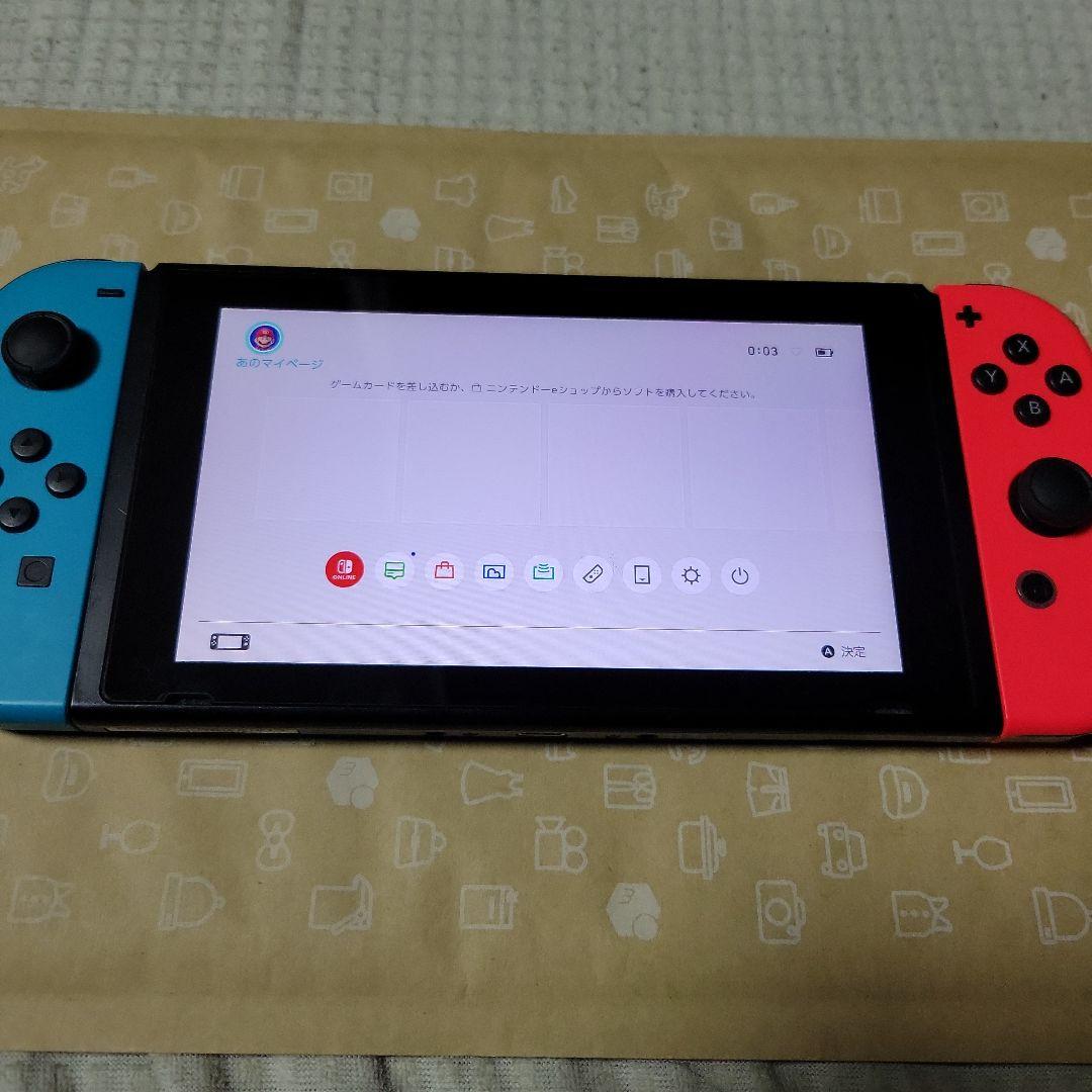 【ジャンク】初期型Nintendo Switch 本体+充電器
