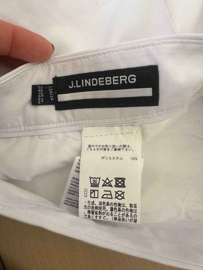 J.LINDEBERG ホワイトパンツ サイズ30