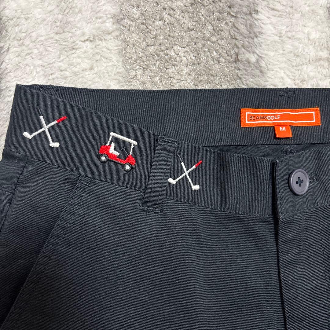beams golf ビームスゴルフ　ゴルフパンツ　Mレディースゴルフウェア　黒