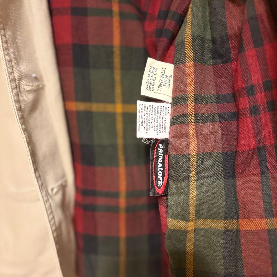 LL Bean プリマロフト ジャケット コーデュロイ襟 アメカジ　90s US