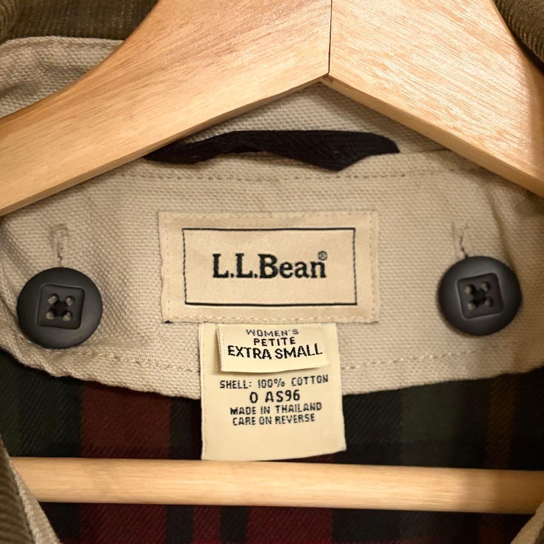 LL Bean プリマロフト ジャケット コーデュロイ襟 アメカジ　90s US