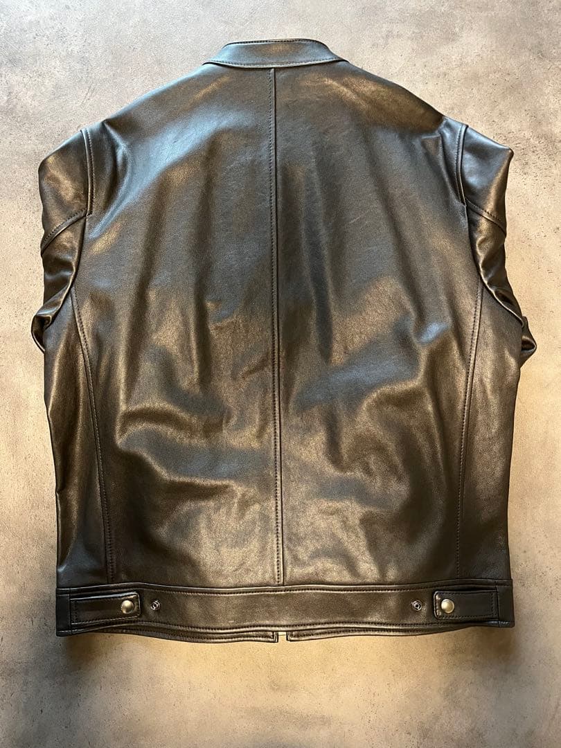 金*郎様 COACH コーチ シングルライダースジャケット XL