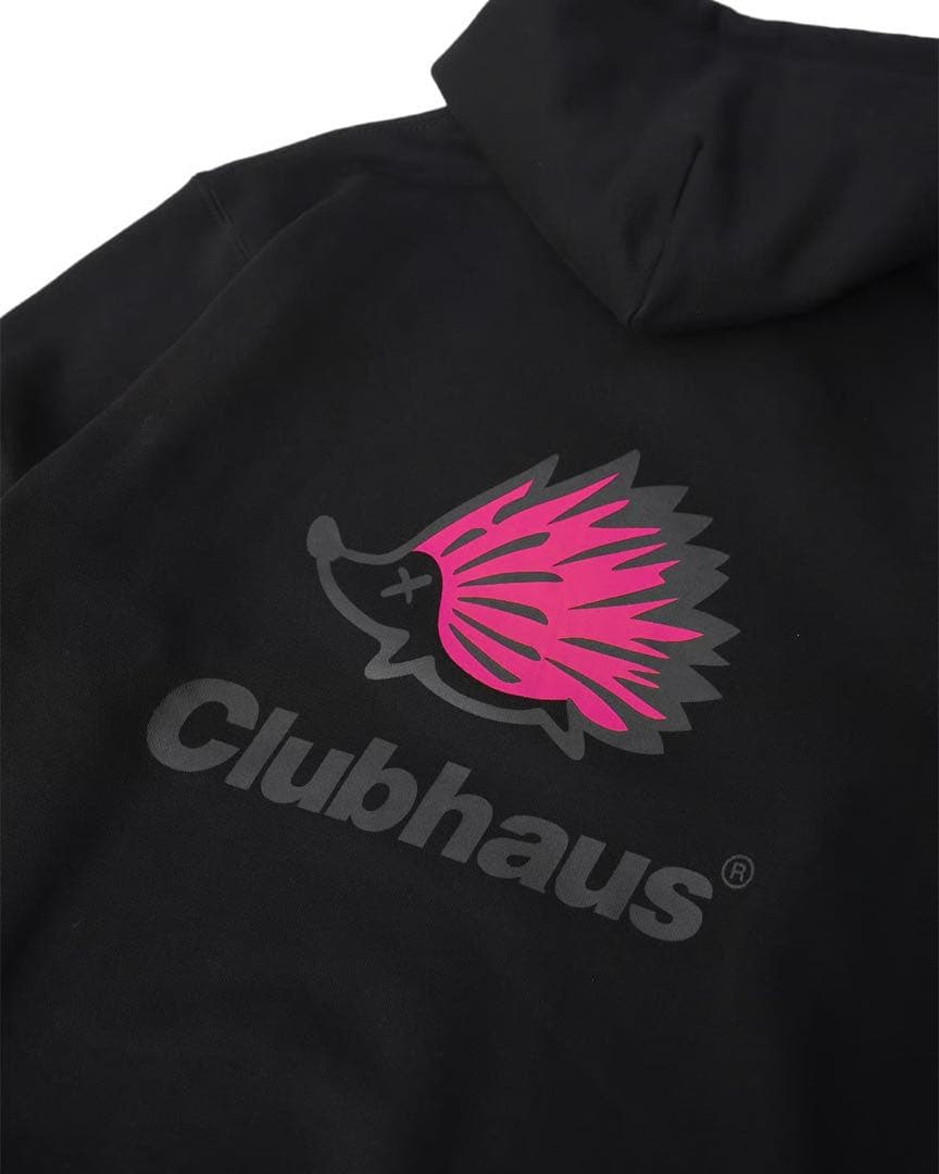 CLUBHAUS NeonWedgehog Hoodie - Pink Lサイズ