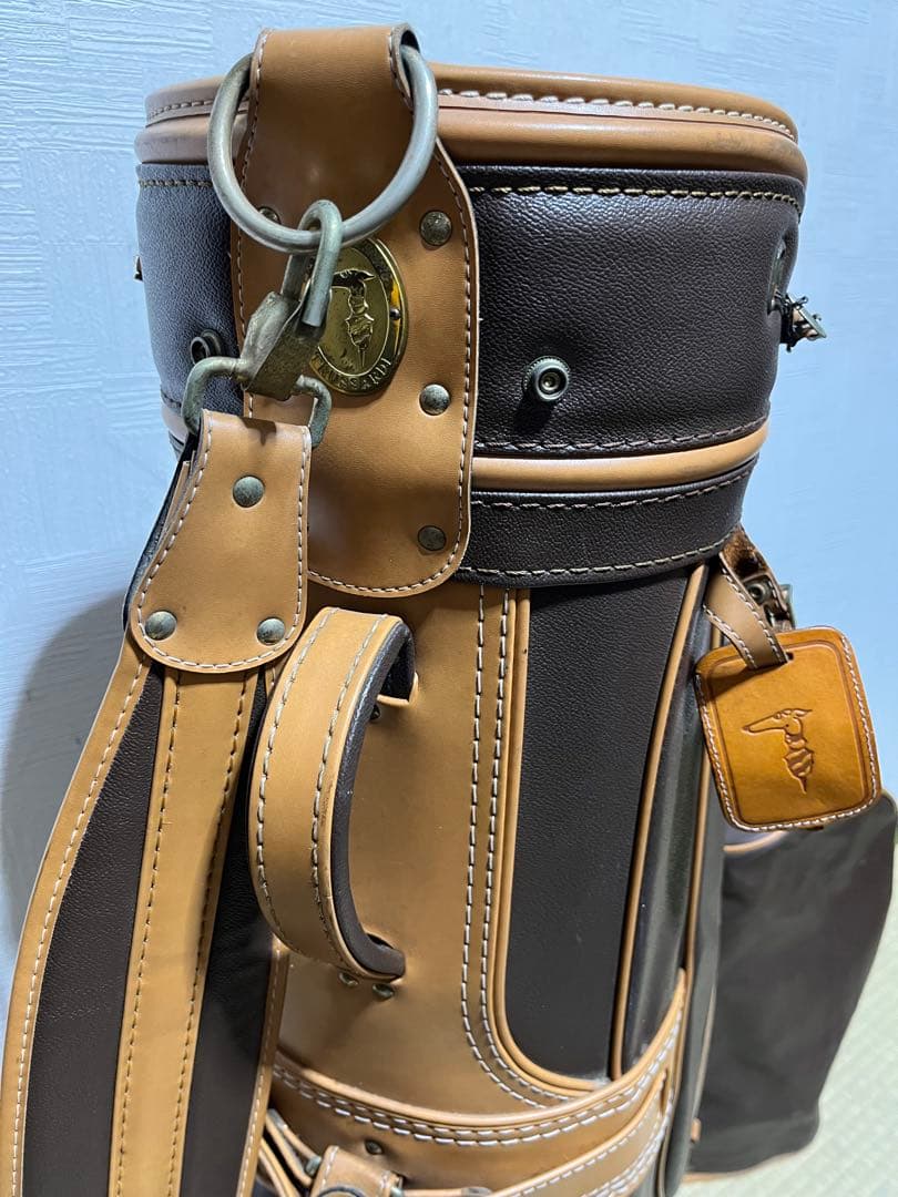 稀少！合成皮革 ！TRUSSARDI　トラサルディ　キャディバッグ