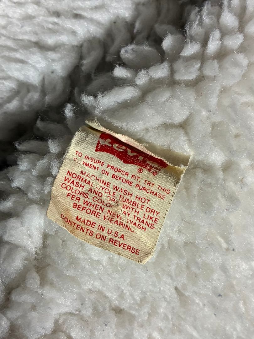 n*a様 LEVI'S ボア デニムジャケット　 USA Sherpa gジャン