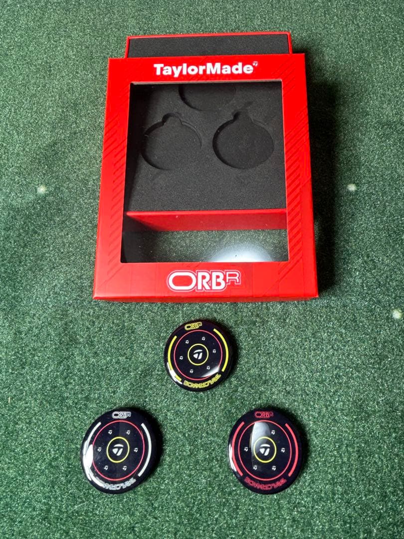 【TaylorMade 】TM25 TM×ORBR ボールマーカー3個セット