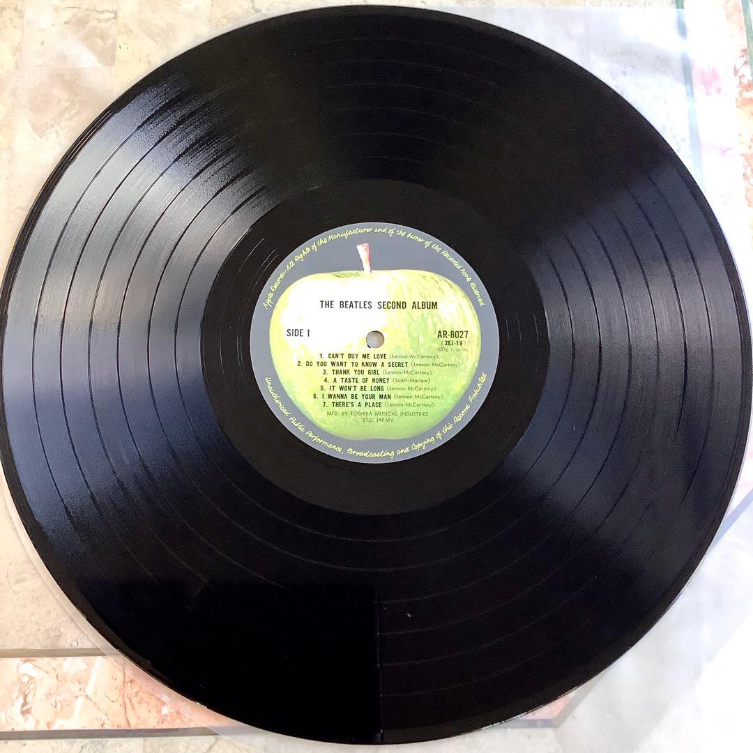 レア!アップル矢印帯 レコード新品同様! ビートルズ NO,2 補充票付 ペラ