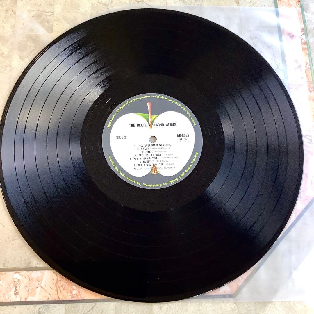 レア!アップル矢印帯 レコード新品同様! ビートルズ NO,2 補充票付 ペラ