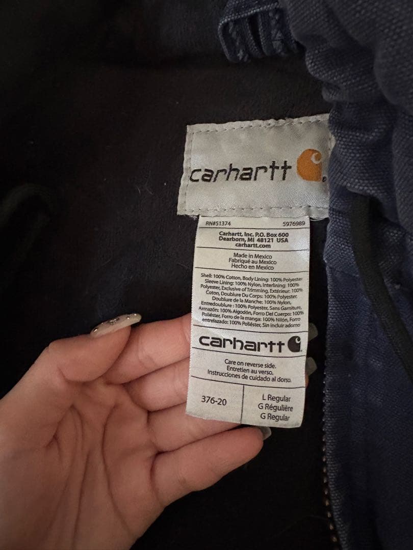 Carhartt アクティブジャケット ネイビー L