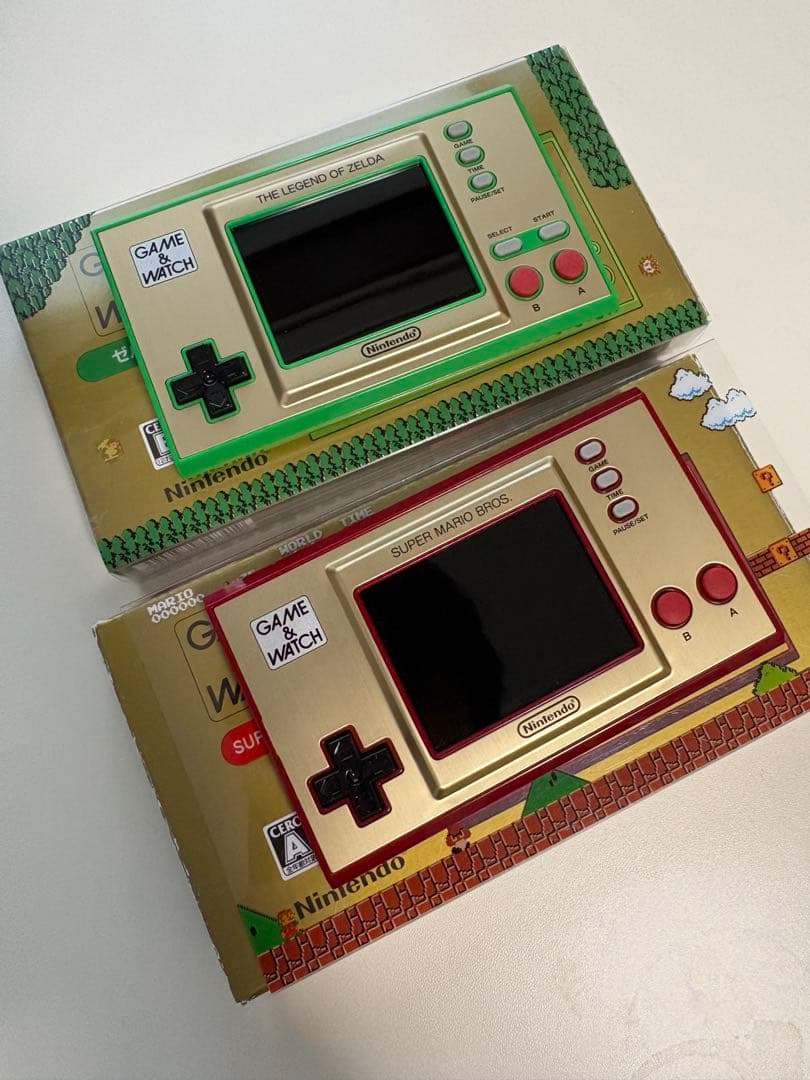 ゲーム&ウオッチ スーパーマリオブラザーズ ゼルダの伝説 セット