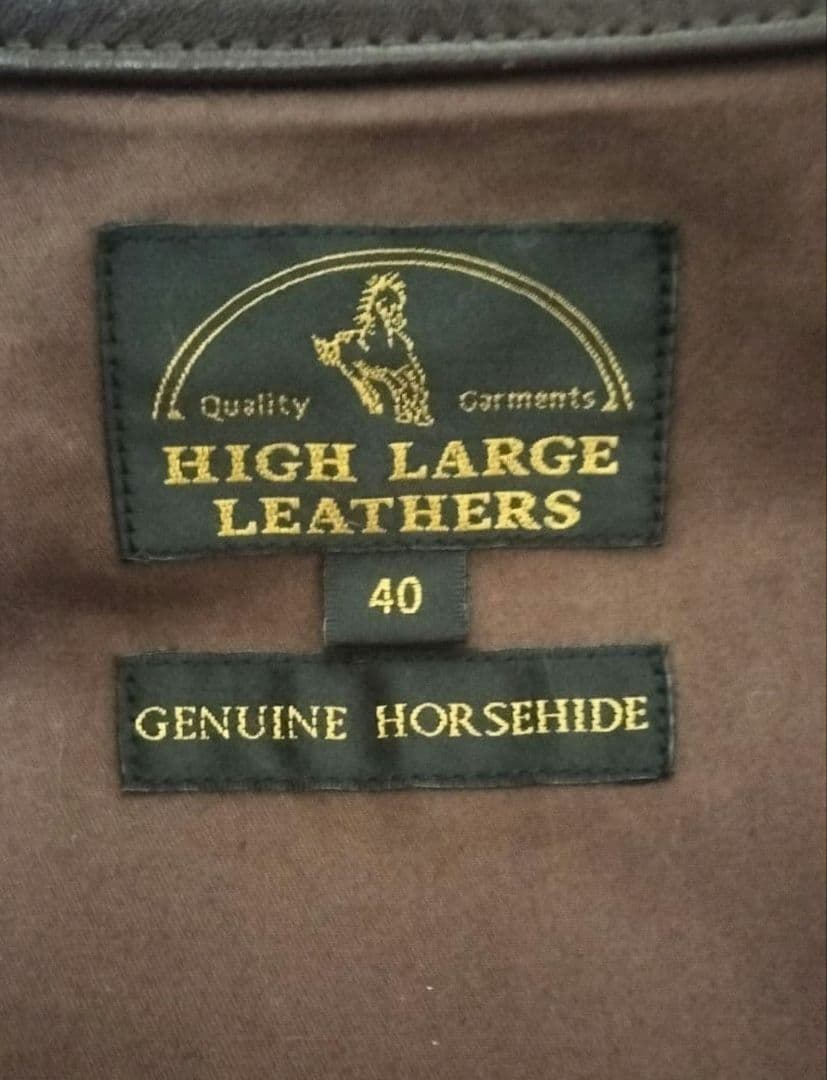 ハイラージレザーズ FINE CREEK LEATHERS　ホースハイド　馬革