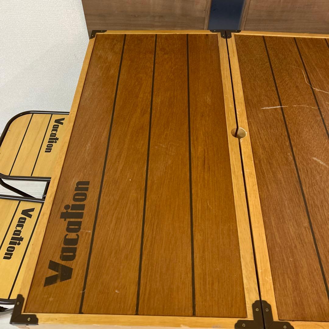 Vacation 木製テーブル チェア セット