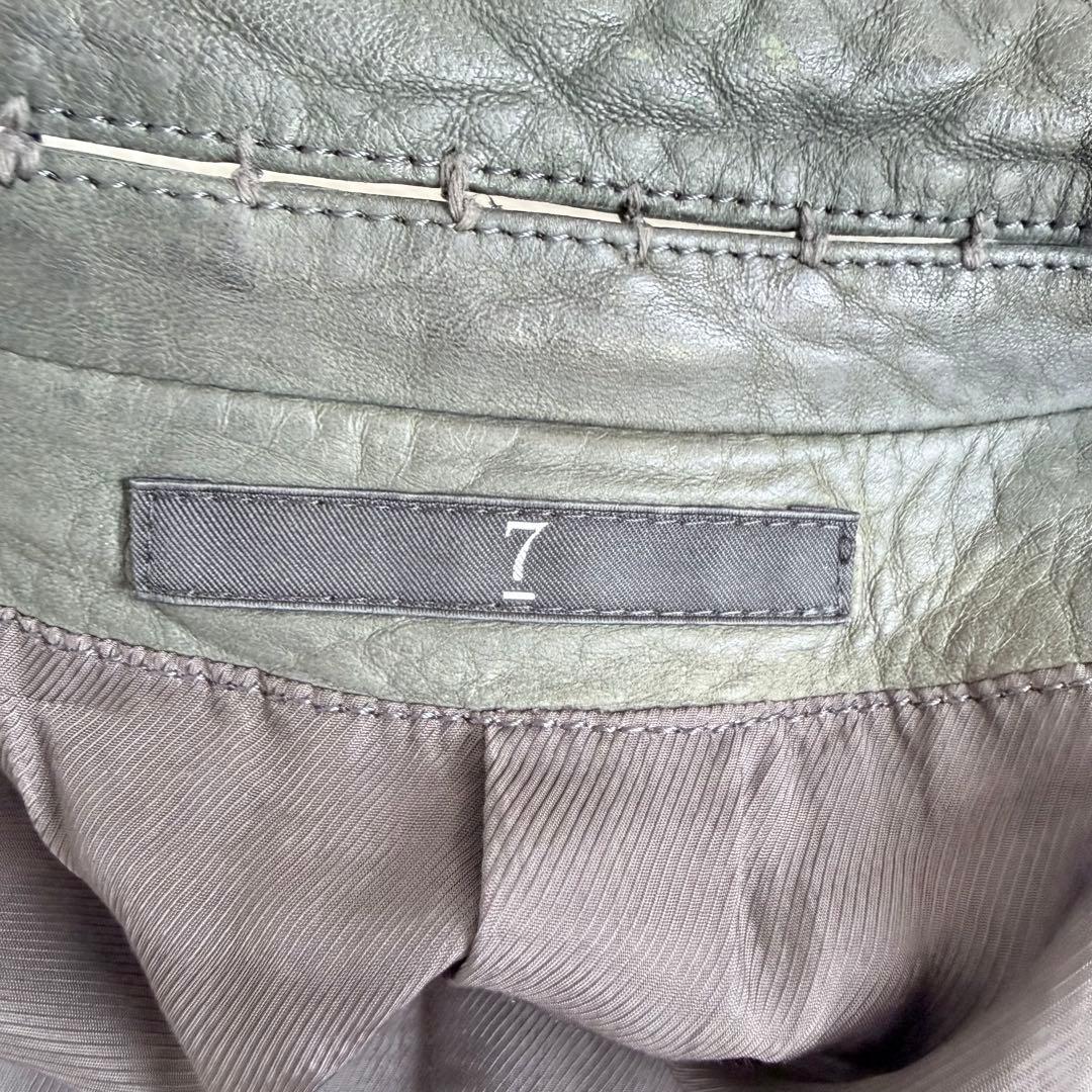 Julius 2レザー シングル ライダース ユリウス ジャケット