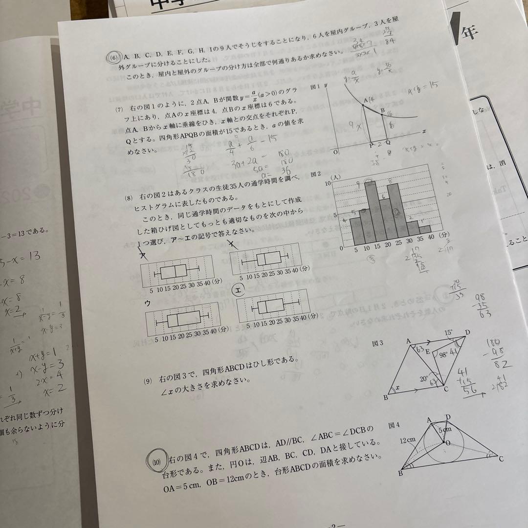 早稲アカ中2 ハイレベルテスト　2023年度一年分（出題予定表付）