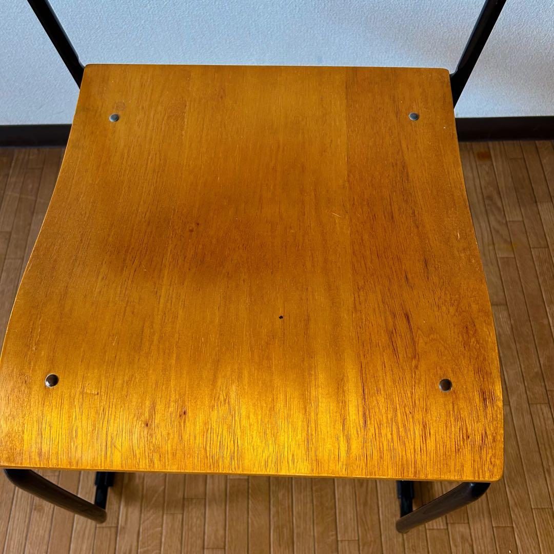 クラッシュゲート ブルーノ スタッキングチェア ブラック
