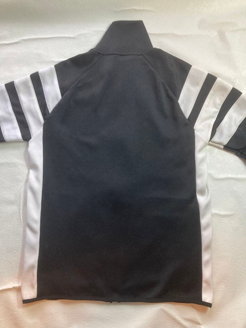 古着 美品 adidas トラックJKT ブラック×ホワイト SIZE L