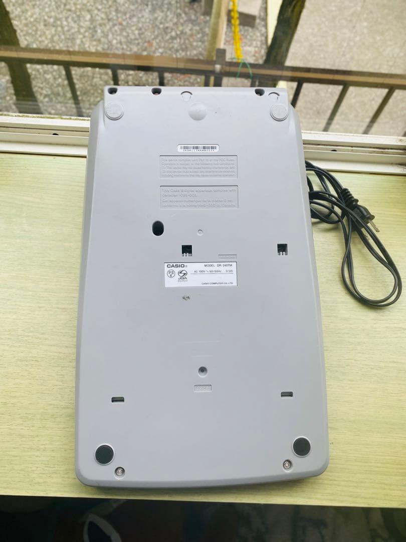 プリンター電卓 CASIO DR-240TM