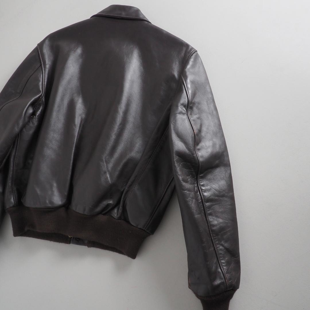Schott　size40　a-2　フライトジャケット　ブラウン　美品