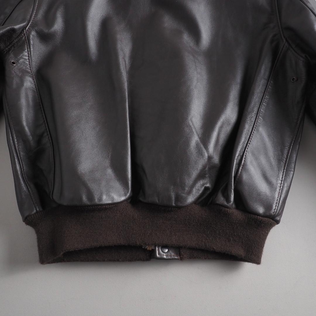 Schott　size40　a-2　フライトジャケット　ブラウン　美品