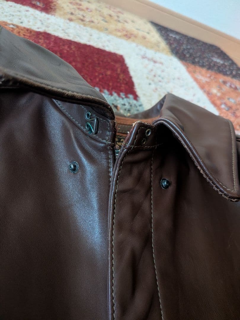 ジャケット・アウター Type A-2 ROUGH WEAR Leather EAST MAN