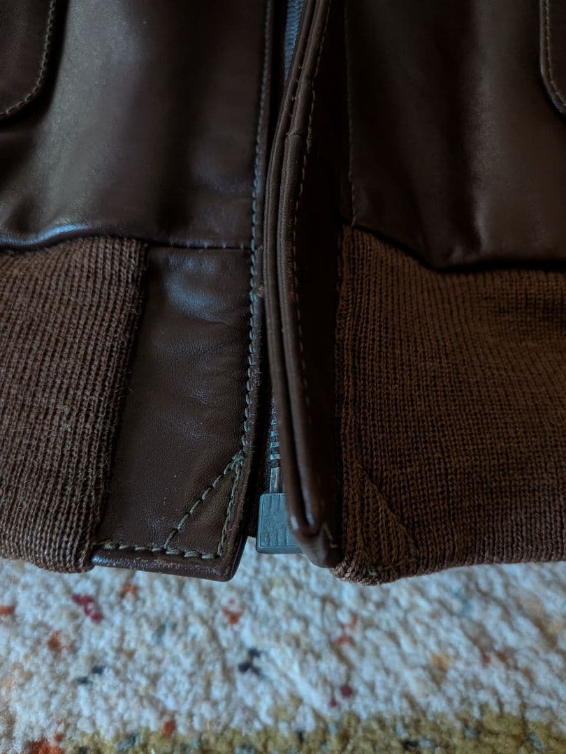 ジャケット・アウター Type A-2 ROUGH WEAR Leather EAST MAN