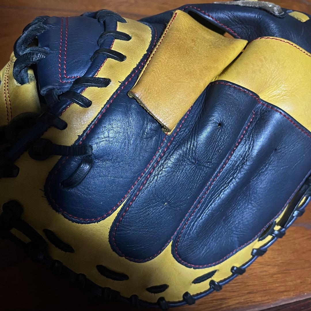 ハタケヤマ 軟式 野球 グローブ 大人用 キャッチャーミット 162