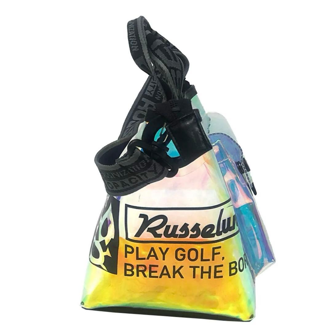 値下げ不可❌定価2万円　Russeluno ゴルフバッグ　カートバッグ　オーロラ