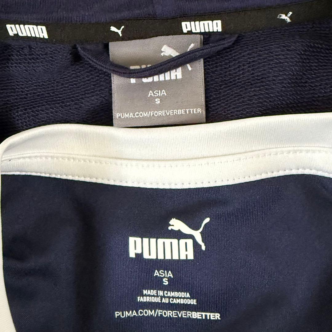 尚志FC 応援 パーカー＆プラクティスシャツセット PUMA サイズS ネイビー