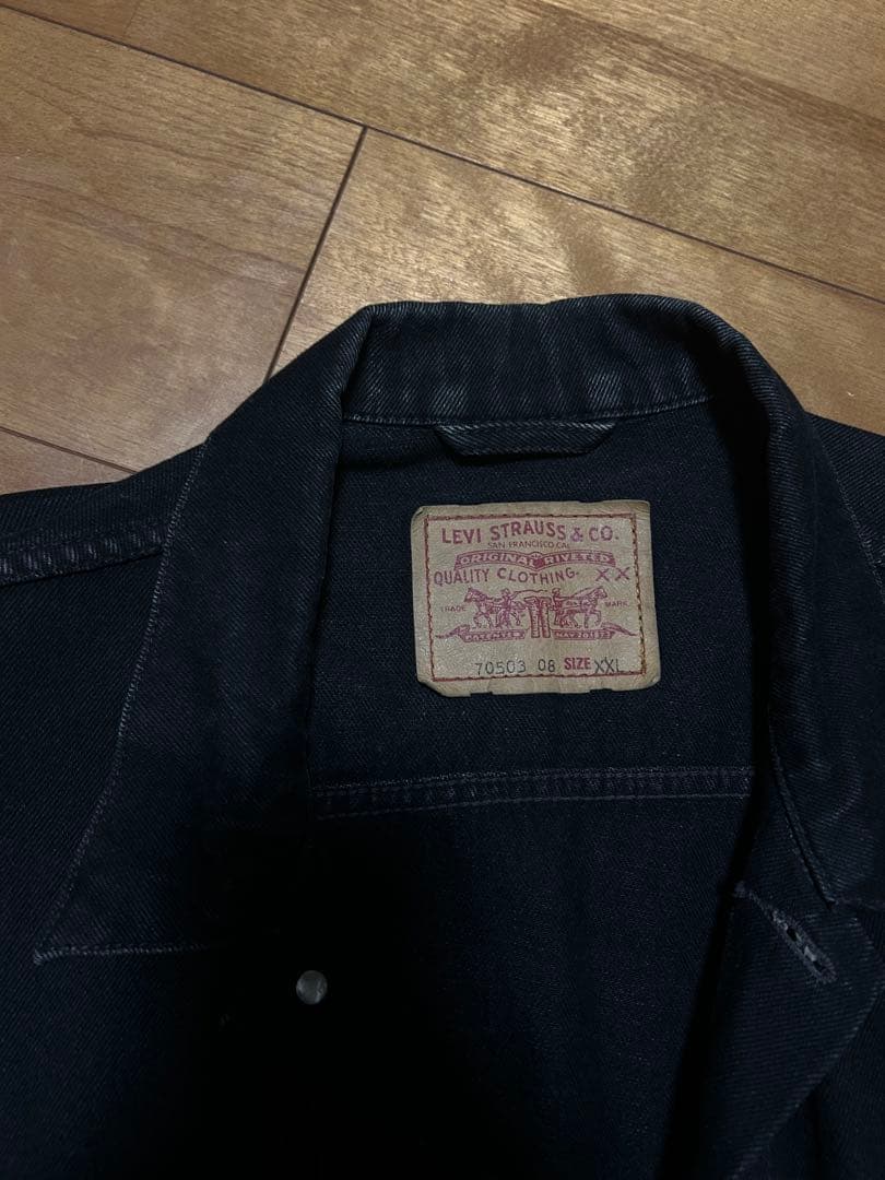 Levi’s（リーバイス）　ブラックデニムジャケット