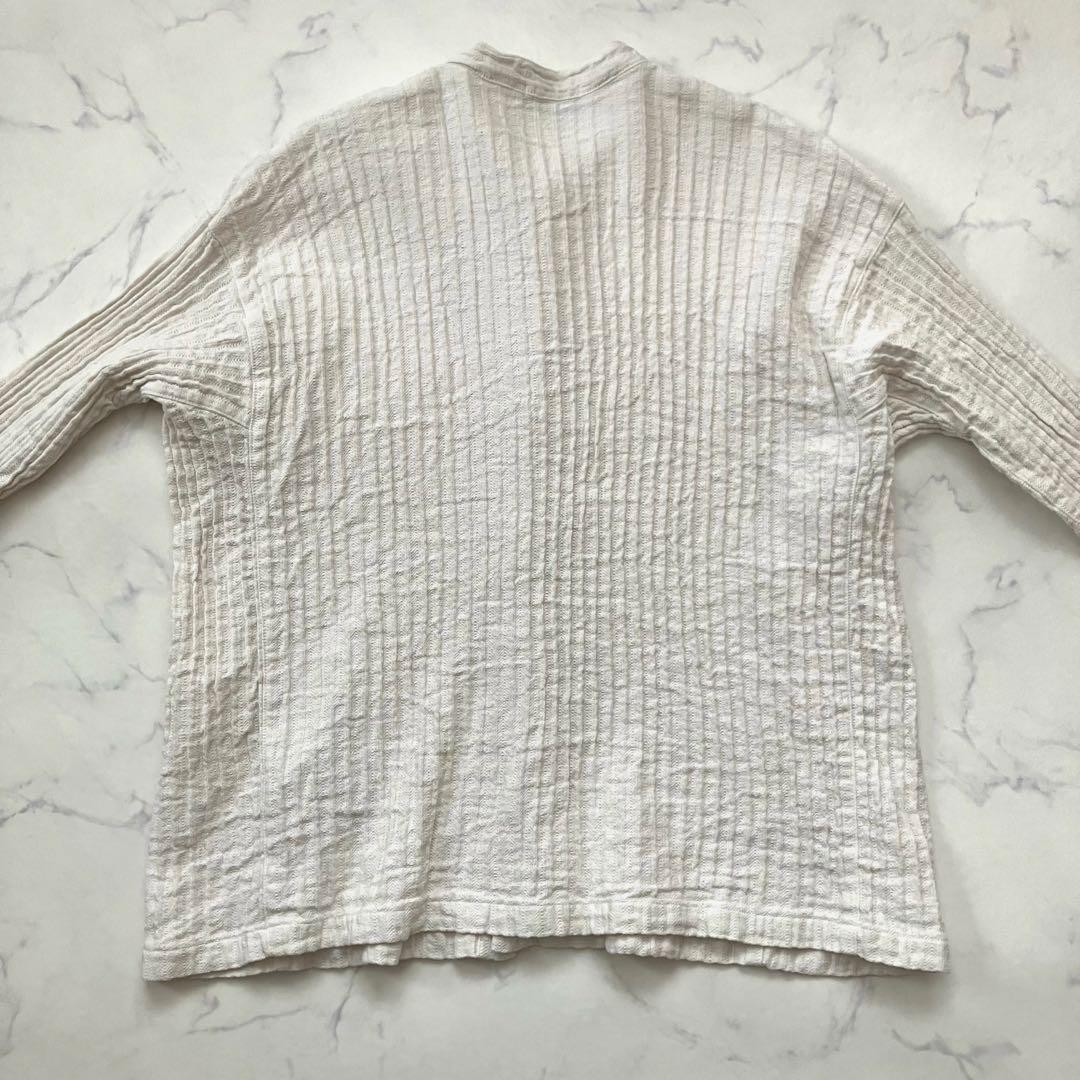 24ss Plantation BIZENソイルWAVE コットンリネン　シャツ