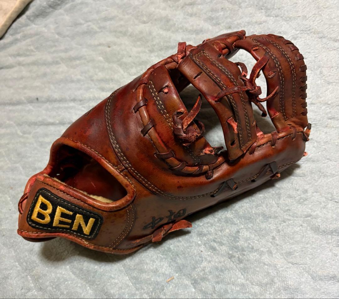 【ヴィンテージ】BEN 硬式用ファーストミット　中畑清が使用していたミット