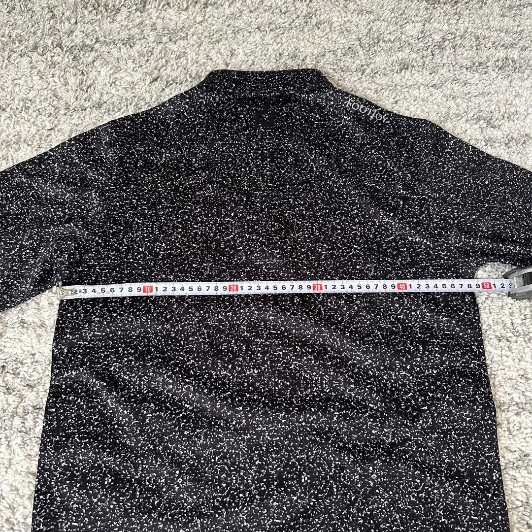 新品　FOOTJOY フットジョイ　メンズ　ゴルフウェア　トップス　長袖　Ｍ　黒