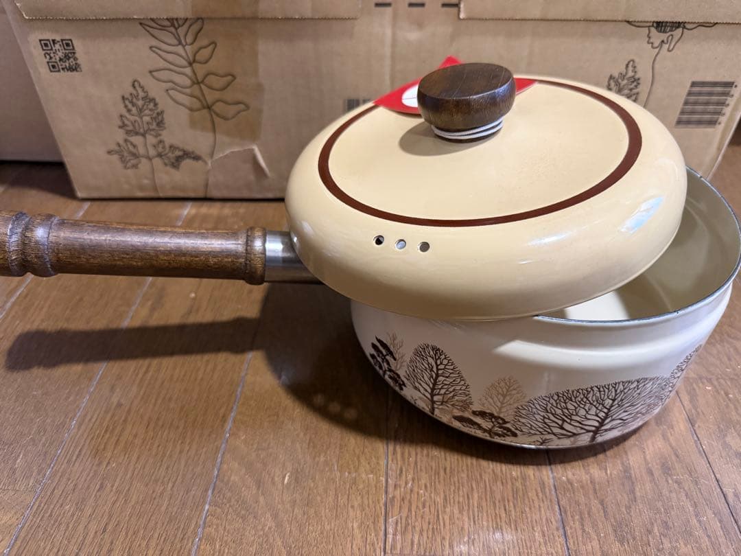 EJIRY 両手ホーロー鍋、ミルクパンホーロー鍋セット