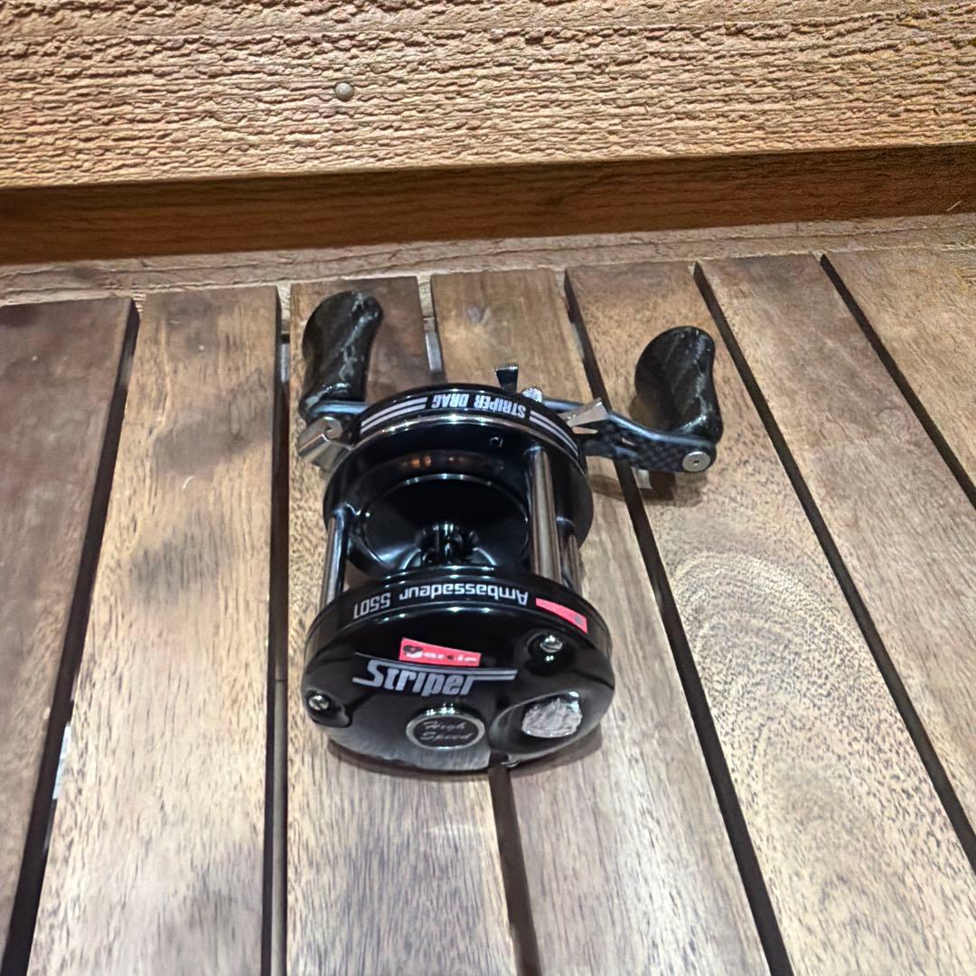 アブガルシア　アンバサダー　5501 ストライパー　カスタム　極美品