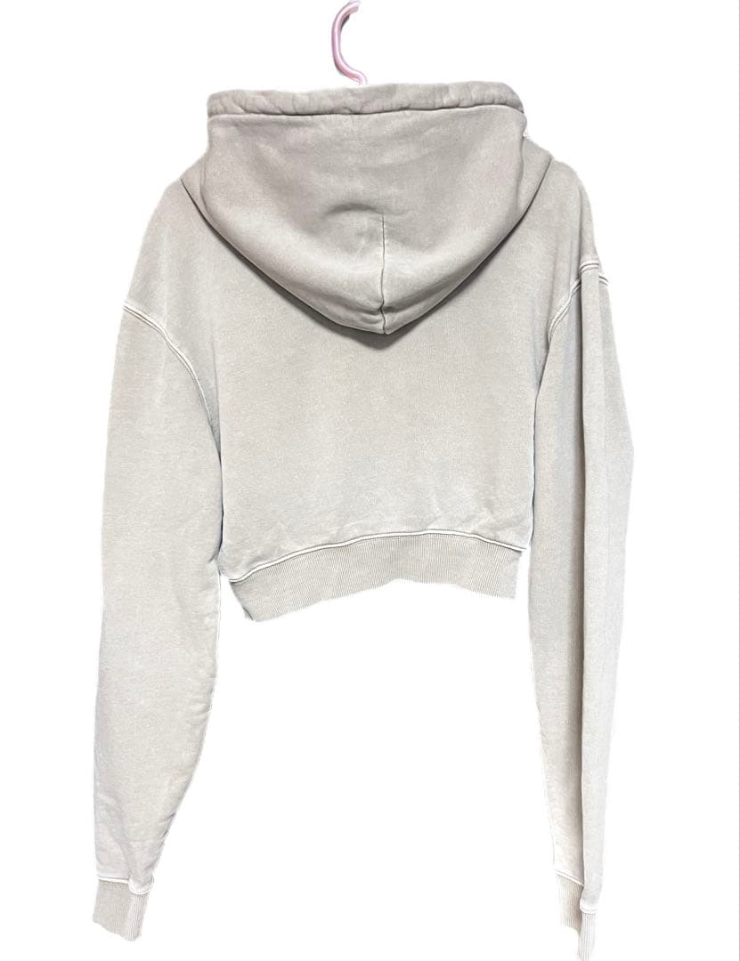 KITH ベージュクロップドパーカー Sサイズ