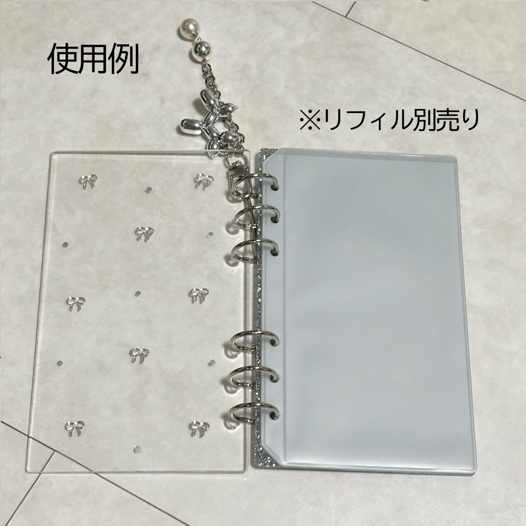 ✨みく✨A6 アクリルレジンバインダー　リング付き×２セット