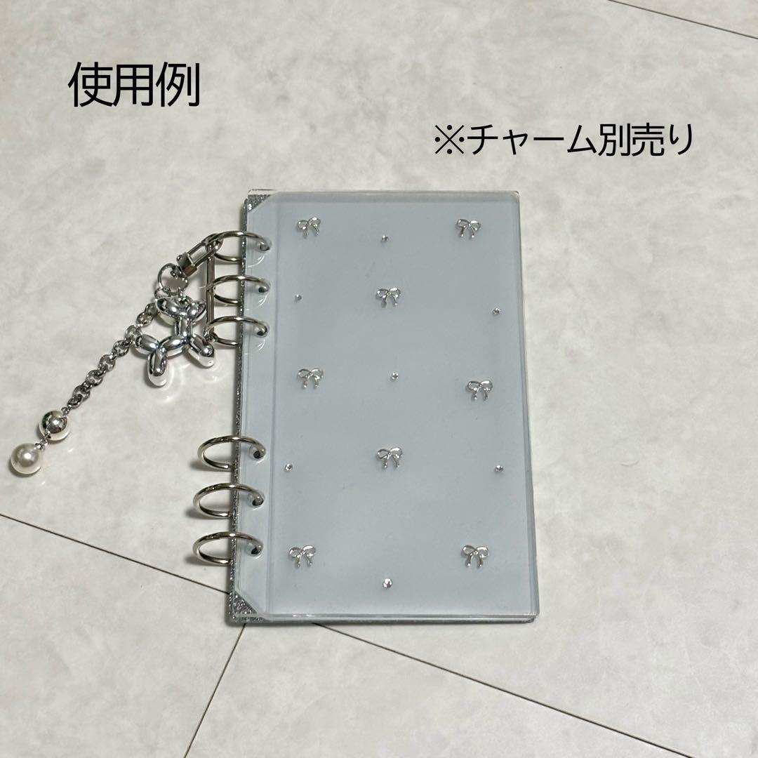 ✨みく✨A6 アクリルレジンバインダー　リング付き×２セット