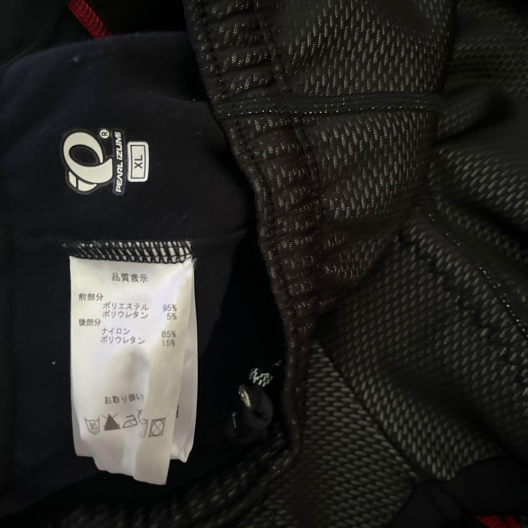 PEARL IZUMI ビブタイツ ブラック/レッド　上下セット