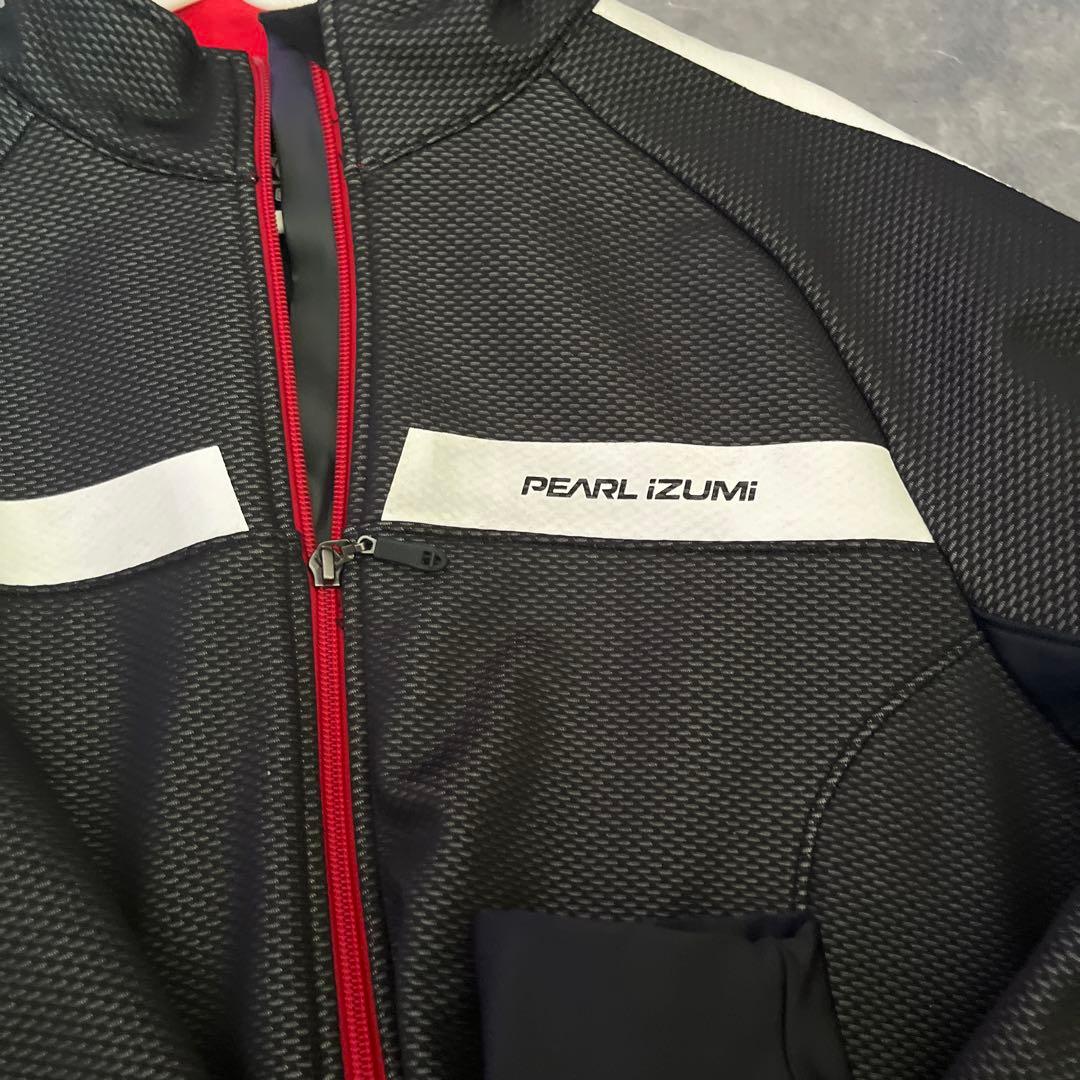 PEARL IZUMI ビブタイツ ブラック/レッド　上下セット
