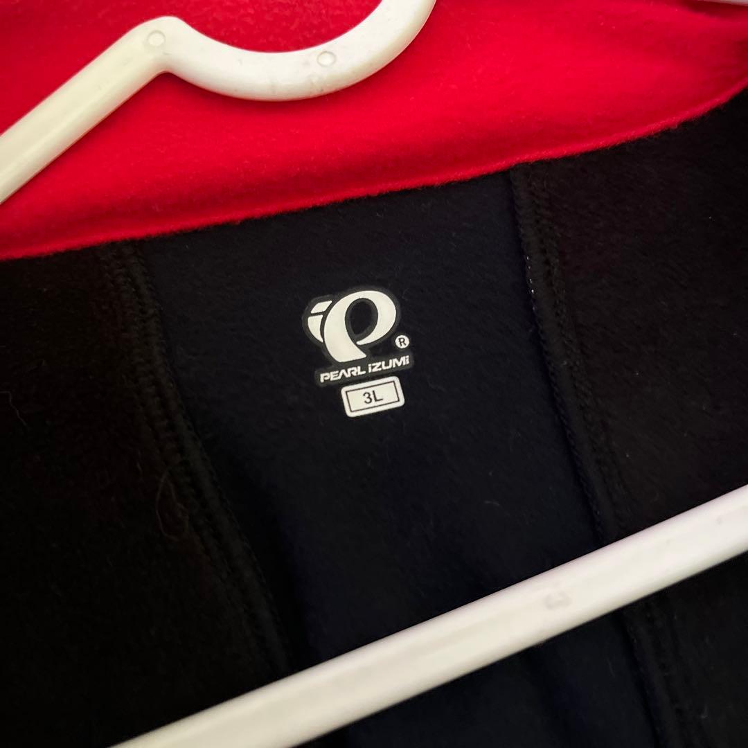 PEARL IZUMI ビブタイツ ブラック/レッド　上下セット