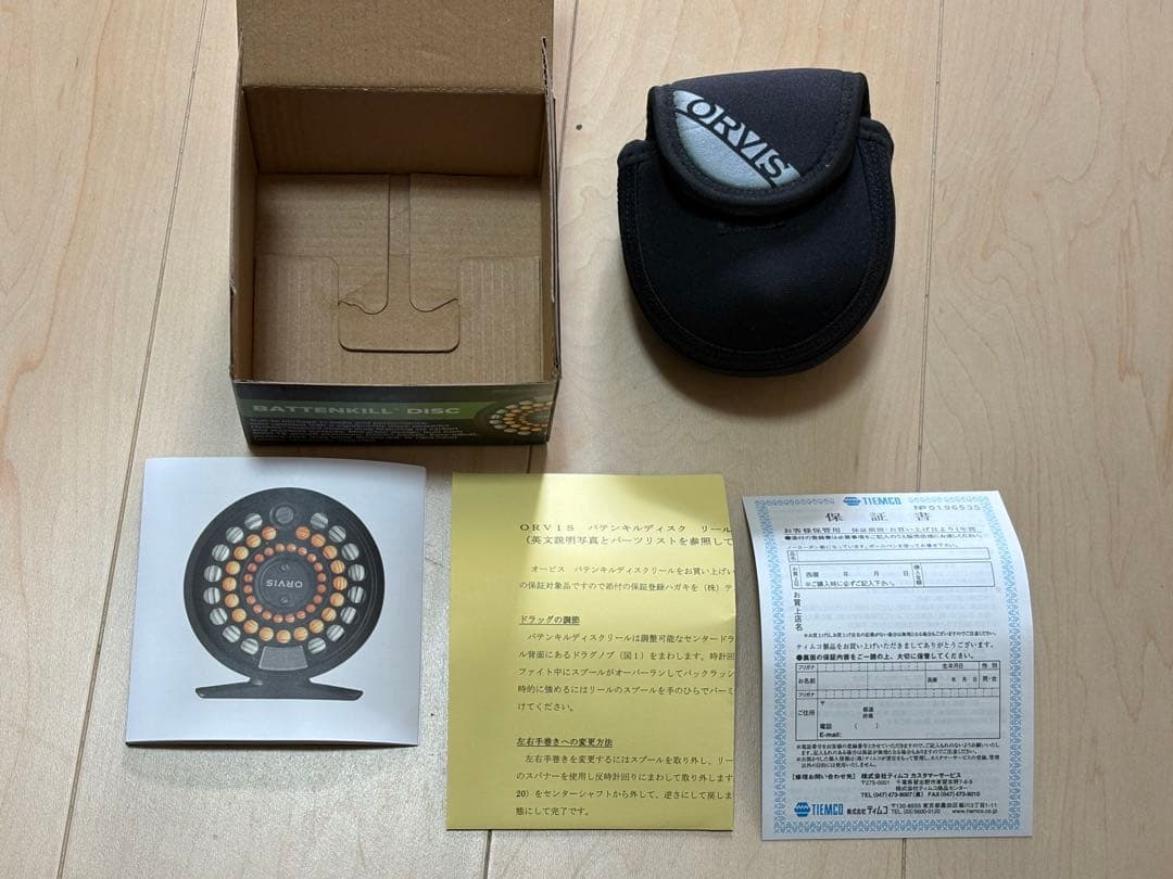 ORVIS フライリール バテンキルディスク　ブラック　Ⅳ