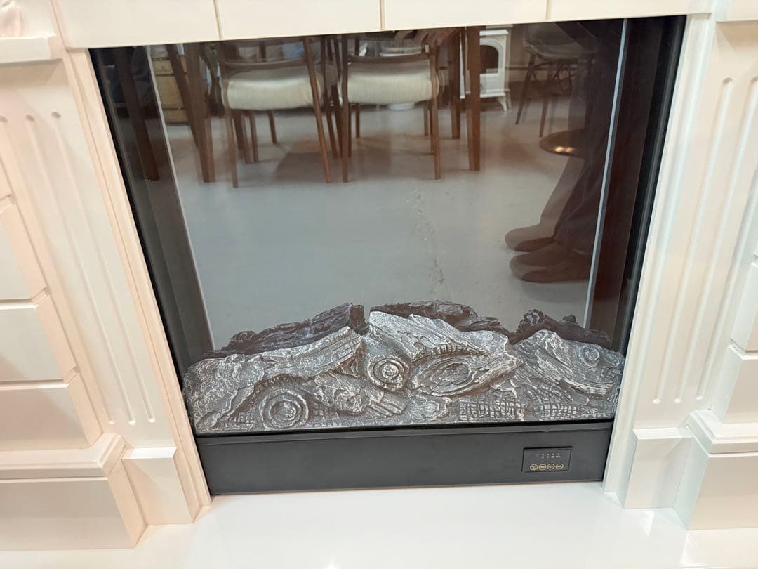 マントルピース　ホワイト家具
